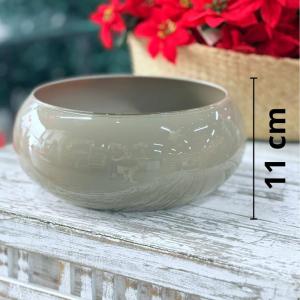 Vaso Vidro Lagoon Cappuccino Médio 11X25,5Cm - C.parisiense