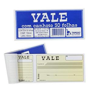 Vale com Canhoto 50 Folhas Tamoio Comercial