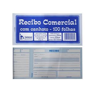 Recibo Comercial com Canhoto 100 Folhas - Tamoio