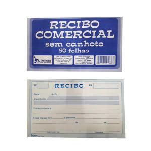 Recibo Comercial Sem Canhoto 50 Folhas  - Tamoio