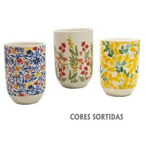 Copo Porcelana Oriental para Saquê 100Ml Unidade Sortidos - Multiart