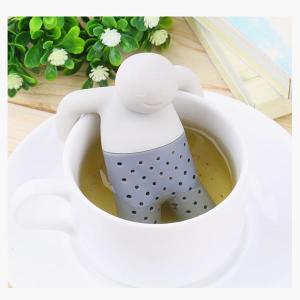 Infusor para Xicara de Chá Boneco Silicone Sortidos Unidade - Multiart