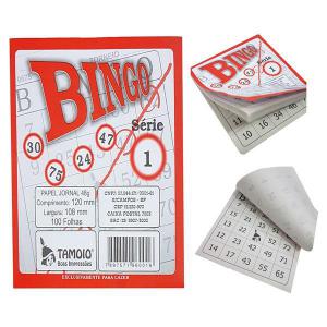 Bingo Numerado Torneio 100 Folhas Tamoio