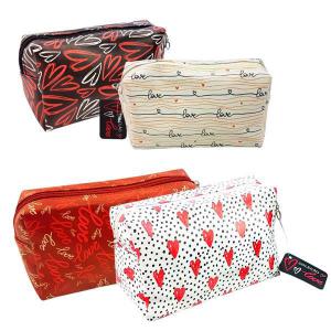 Necessaire Feminina Estampada Coração 10X26Cm - Multiart