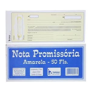 Nota Promissória Amarela 50 Folhas Tamoio