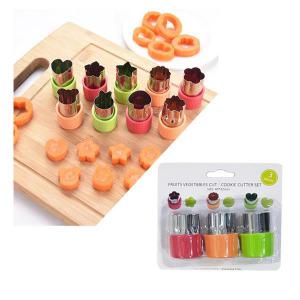 Molde de Metal para Biscoitos Frutas e Legumes com 3 Formatos Diferentes - Sanxia