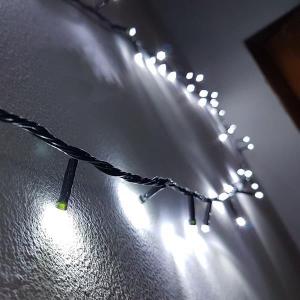 Pisca Natal Led Branco  200 Lamp.fio Verde