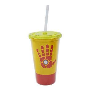 Copo Plásticcopo Acri.pared.homem de Ferro 400Ml - Manuque