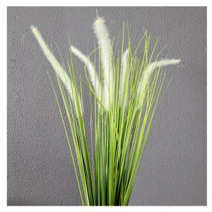 Buque Capim  Verde com Pluma 6 Galhos 97Cm - Mg