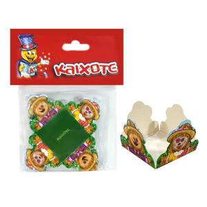 Forma Papel Cartão para Docinho Decorado Casal Espantalho Médio C/30 - Kaixote