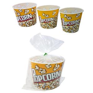 Conjunto Pipoca Plástico Popcorn Centro Oeste 4 Peças