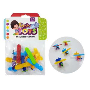 Avião Mini Sortidos com 5 Unidades - Mini Toys