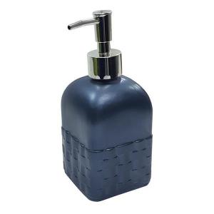 Porta Sabonete Liquido Vidro Quadrado 450Ml