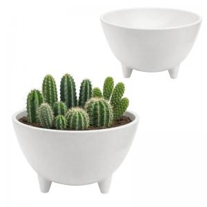 Vaso Melamina Branco Tripe 10X14,5Cm