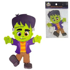 Display P/Mesa Decorativo Halloween Cute Frankstein 18Cm Unidade