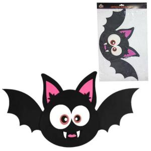 Painel Parede Decorativo E.v.a Halloween Cute Morcego 27X55Cm