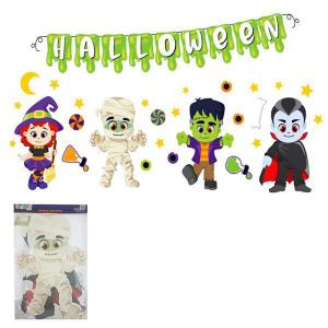 Kit Festa Decorativo E.v.a Halloween Cute com 36 Peças