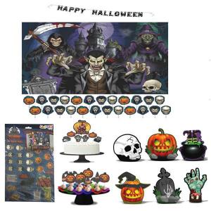 Kit Festa Facil E.v.a Halloween Horripilante com 39 Peças