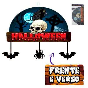 Enfeite para Pendurar Decorativo Halloween Horripilante 33X50Cm