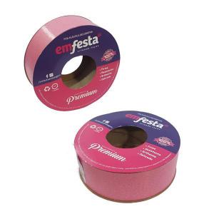 Fita Decor.emfesta 30Mmx30Mt.dupla Face Rosa Claro