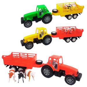 Trator Infantil Colorido com Bois Diverplas