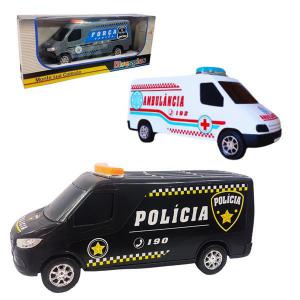 Carrinho Speed Van Resgate Bombeiro
