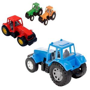 Trator Miniatura Fazenda Infantil Brinquedo Colorido 9X15X7Cm