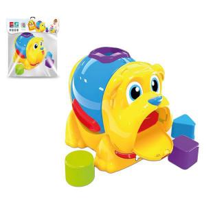 Brinquedo Bull Dog Didatico Solapa com 3 Peças