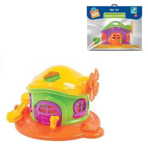 Brinquedo Cogumelo Encantado Didatico com 3 Peças Solapa