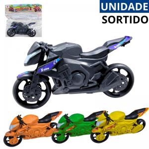 Moto Plástica Speed Bike Race Infantil Cores Sortidas