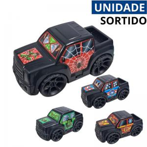 Pick-Up Heróis Colecionável Infantil Veículo Sortido