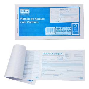 Recibo Aluguel com Canhoto 50 Folhas Unidade