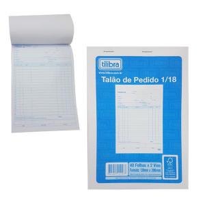 Pedido 1/18 2 Vias com 4 Folhas Médio Unidade