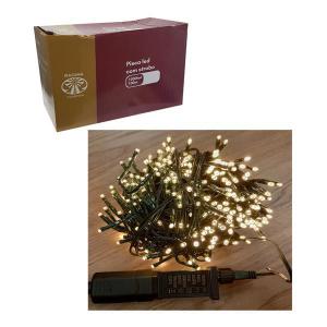 Pisca Natal Led Branco Quente 1000 Lamp.fixo com Strobo Fio Verde Bivolt 100 Metros