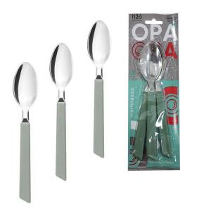 Colher de Mesa Aço Inox Cabo Sálvia 3 Peças