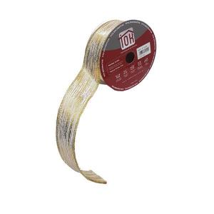 Fita Decor.champanhe Listrada C/Dr. 9,14Mx3,8Cm