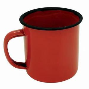 Caneca Esmaltada Lisa Branco 150Ml Unidade