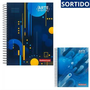 Caderno Espiral 10 Matérias Capa Dura Arte Digital