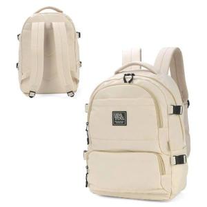 Mochila Escolar e Laptop Up4You Bege 44X30X12Cm