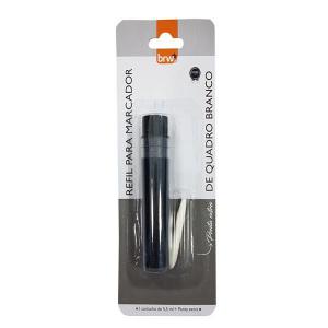 Refil Marcador Quadro Branco Preto Brw + Ponta Extra