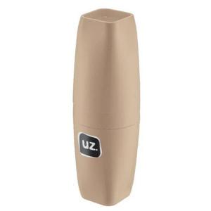 Porta Escova Plastico com Tampa Premium Capuccino - Uz