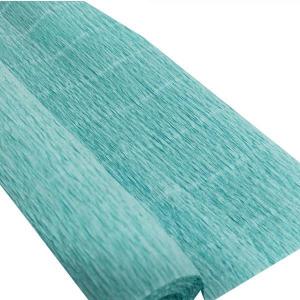 Papel Crepom Impermeavél Perolizado Azul Agua 48Cmx2M Unidade - Ridet