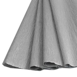 Papel Crepom Impermeavél Perolizado Grafite 48Cmx2M Unidade - Ridet