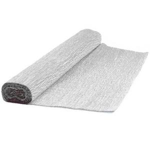 Papel Crepom Impermeavél Metalizado Prata 48Cmx2M Unidade - Ridet
