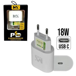 Fonte P/Carregador de Celular Turbo C/Saida Usb-C 18W