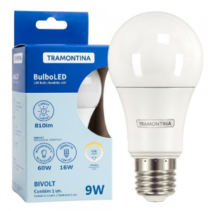 Lampada Led Pera 9W 6500K Tramontina Bivolt