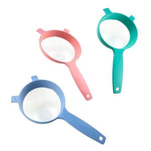 Peneira Plástica Multicolorida 12Cm Cozinha Prática