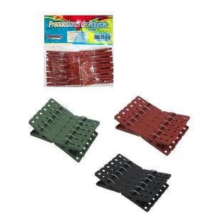 Prendedor de Roupa Plástico Pacote com 12 Unidades - Toyplast
