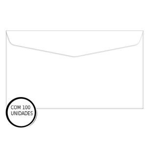 Envelope Carta Oficio 114X229Mm Branco com 100 - Tilibra