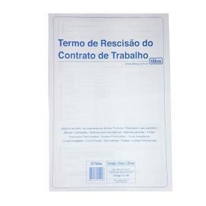 Termo Rescisao Cont.trabalho C/50 Fls. Pct.c/10 Tilibra